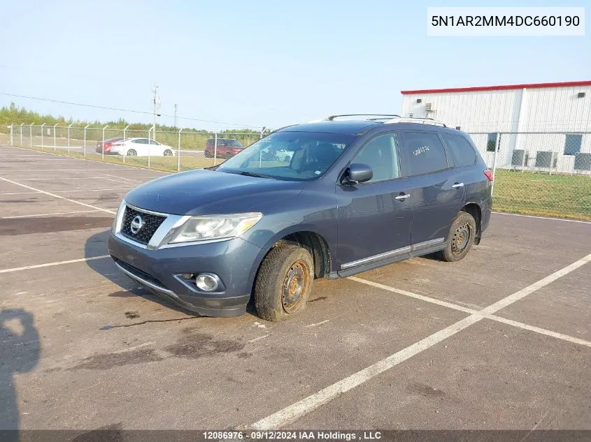 2013 Nissan Pathfinder VIN: 5N1AR2MM4DC660190 Lot: 12086976