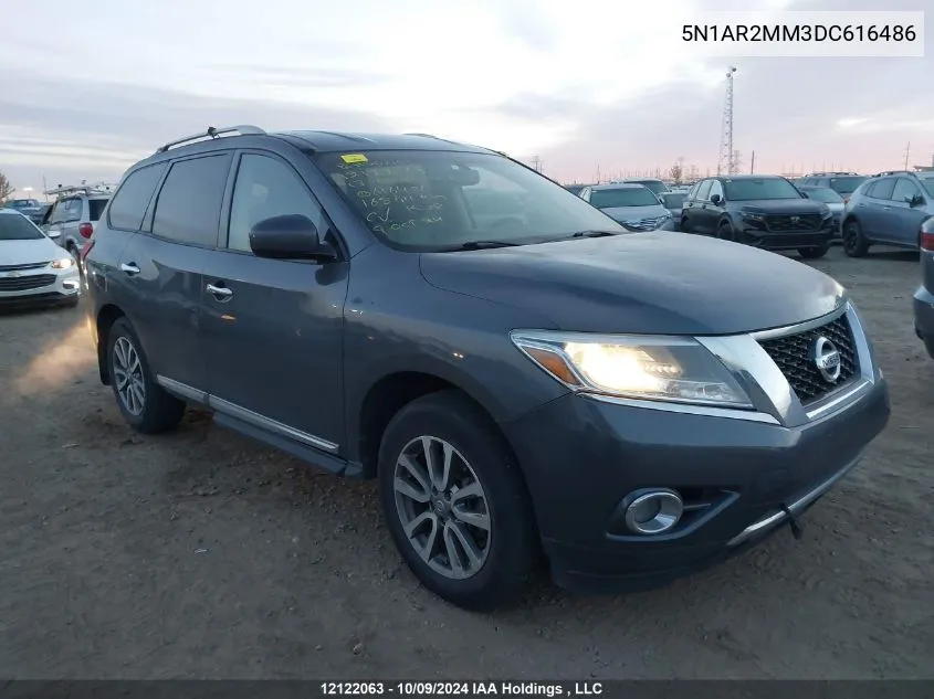 2013 Nissan Pathfinder VIN: 5N1AR2MM3DC616486 Lot: 12122063