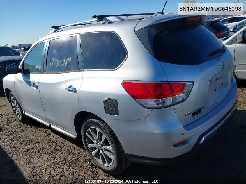 2013 Nissan Pathfinder VIN: 5N1AR2MM1DC646098 Lot: 12135169