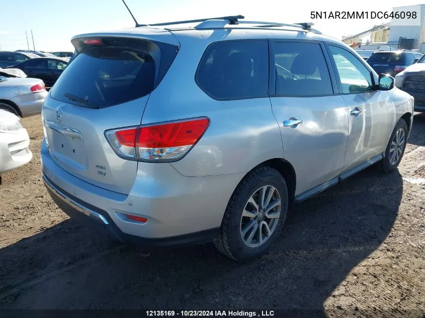 2013 Nissan Pathfinder VIN: 5N1AR2MM1DC646098 Lot: 12135169