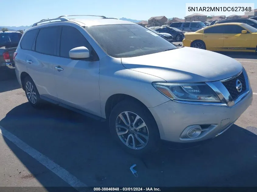 2013 Nissan Pathfinder Sv VIN: 5N1AR2MN1DC627348 Lot: 40151386