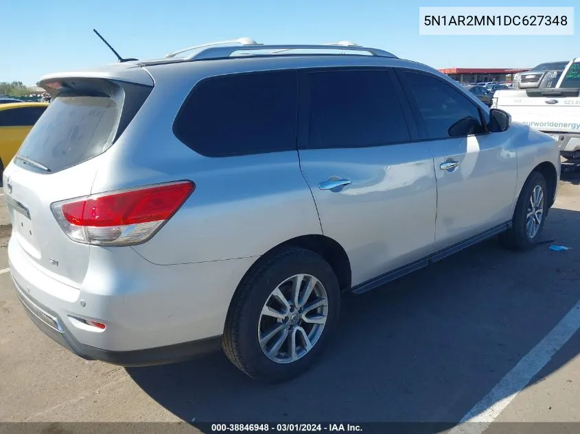 2013 Nissan Pathfinder Sv VIN: 5N1AR2MN1DC627348 Lot: 40151386