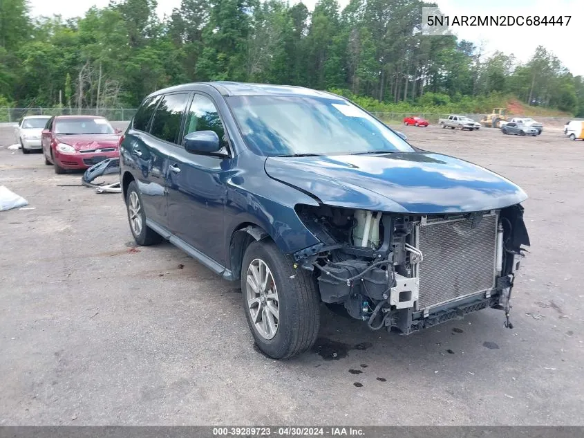 2013 Nissan Pathfinder S VIN: 5N1AR2MN2DC684447 Lot: 39289723