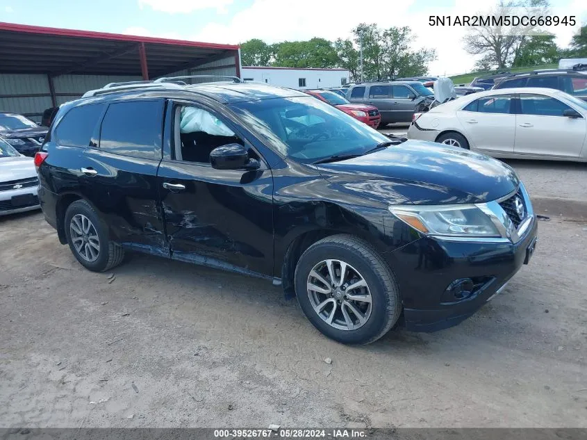 5N1AR2MM5DC668945 2013 Nissan Pathfinder Sv