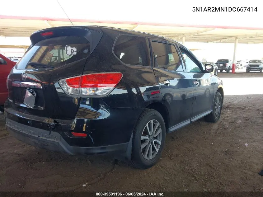 5N1AR2MN1DC667414 2013 Nissan Pathfinder S