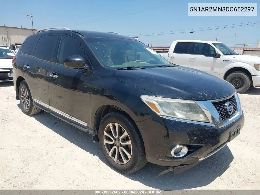 2013 Nissan Pathfinder Sl VIN: 5N1AR2MN3DC652297 Lot: 39592602