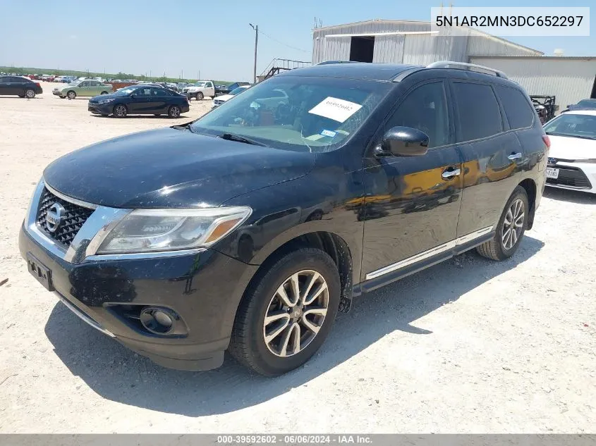 2013 Nissan Pathfinder Sl VIN: 5N1AR2MN3DC652297 Lot: 39592602