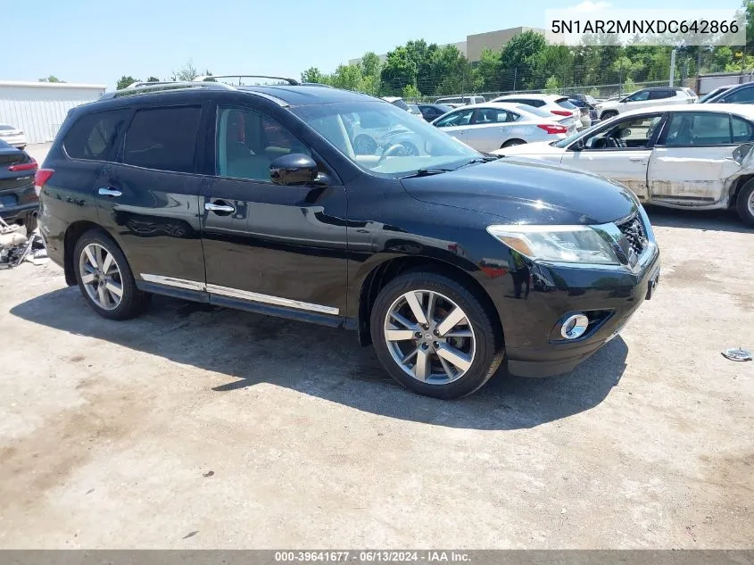 2013 Nissan Pathfinder Platinum VIN: 5N1AR2MNXDC642866 Lot: 39641677