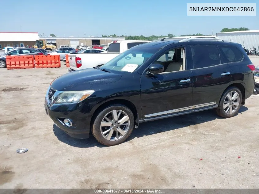 2013 Nissan Pathfinder Platinum VIN: 5N1AR2MNXDC642866 Lot: 39641677