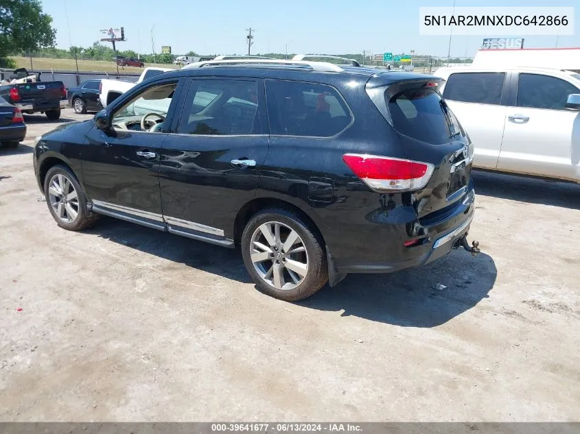 5N1AR2MNXDC642866 2013 Nissan Pathfinder Platinum