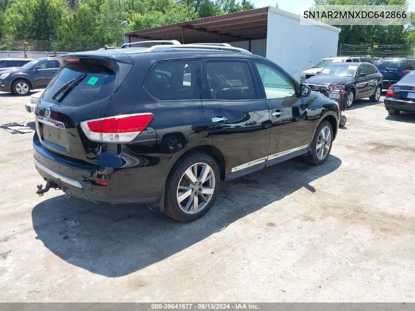 2013 Nissan Pathfinder Platinum VIN: 5N1AR2MNXDC642866 Lot: 39641677