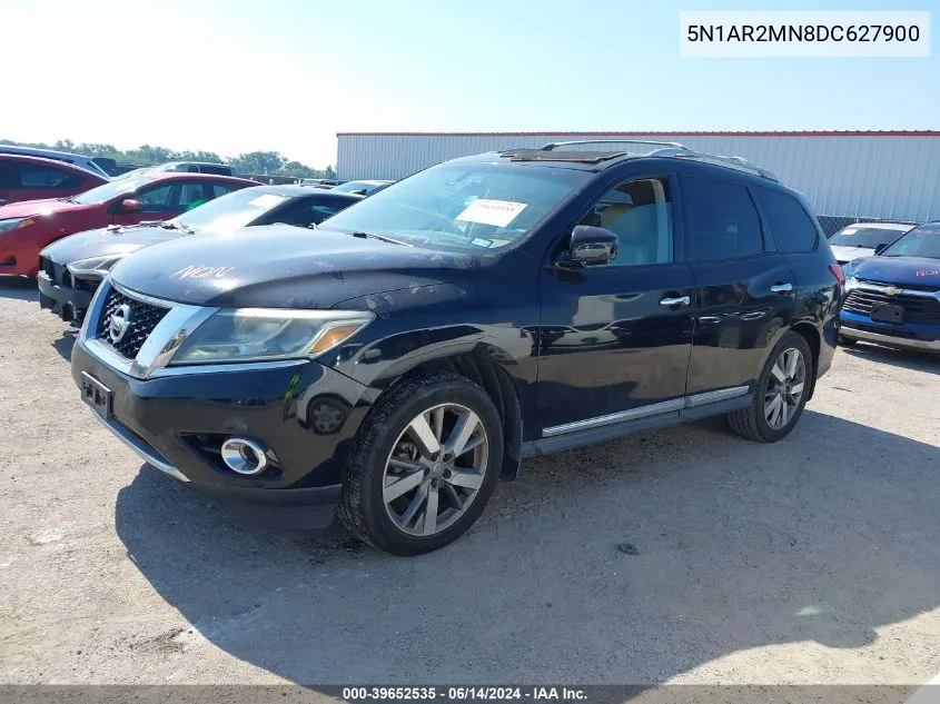 5N1AR2MN8DC627900 2013 Nissan Pathfinder Platinum