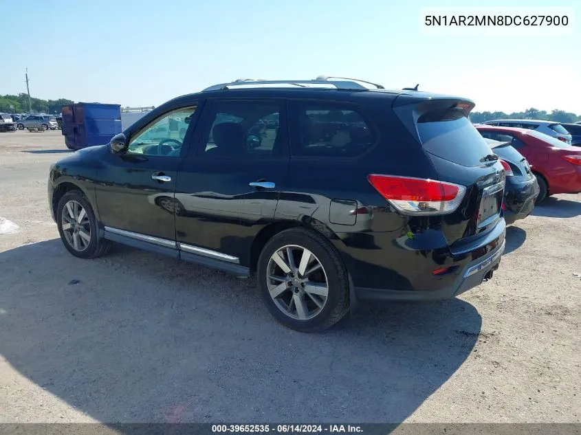 5N1AR2MN8DC627900 2013 Nissan Pathfinder Platinum