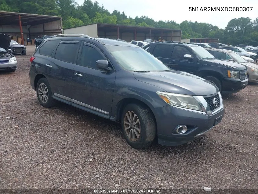 5N1AR2MNXDC680307 2013 Nissan Pathfinder Sl