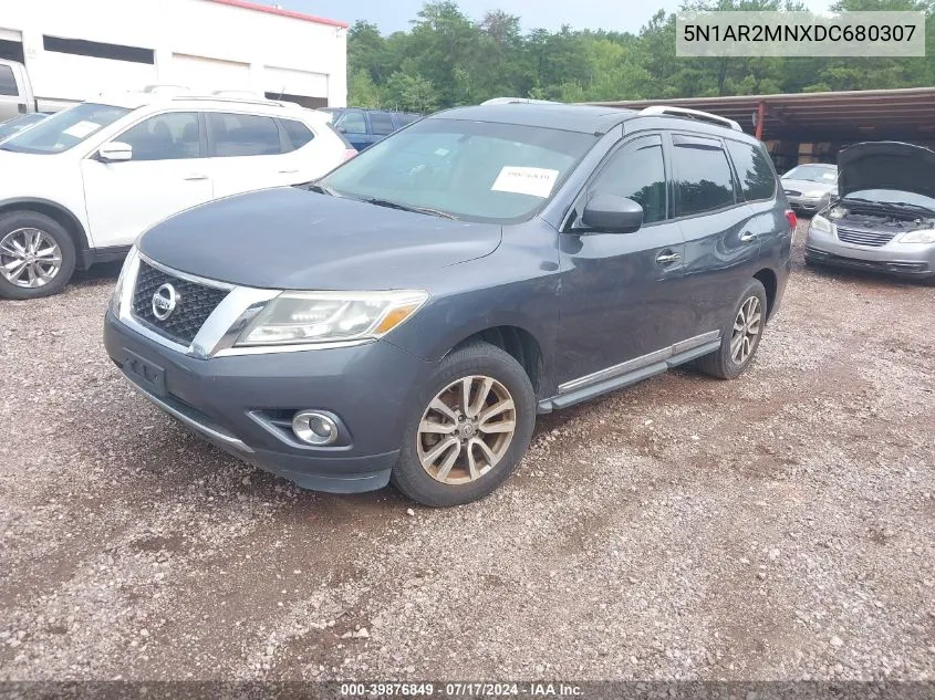 5N1AR2MNXDC680307 2013 Nissan Pathfinder Sl