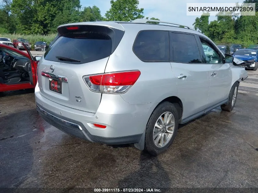 5N1AR2MM6DC672809 2013 Nissan Pathfinder Sv