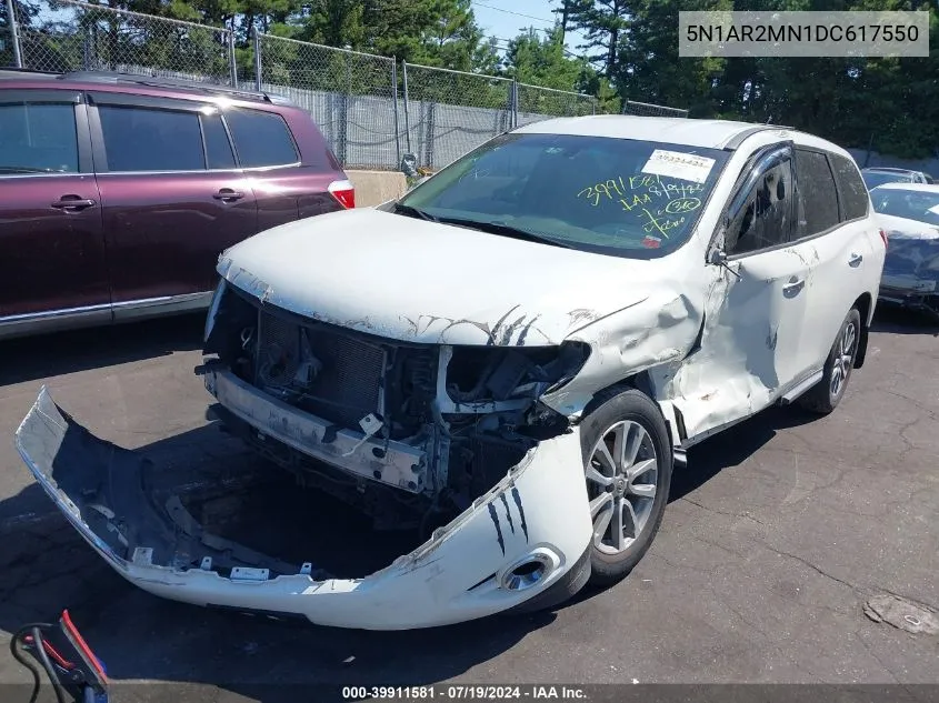 5N1AR2MN1DC617550 2013 Nissan Pathfinder S