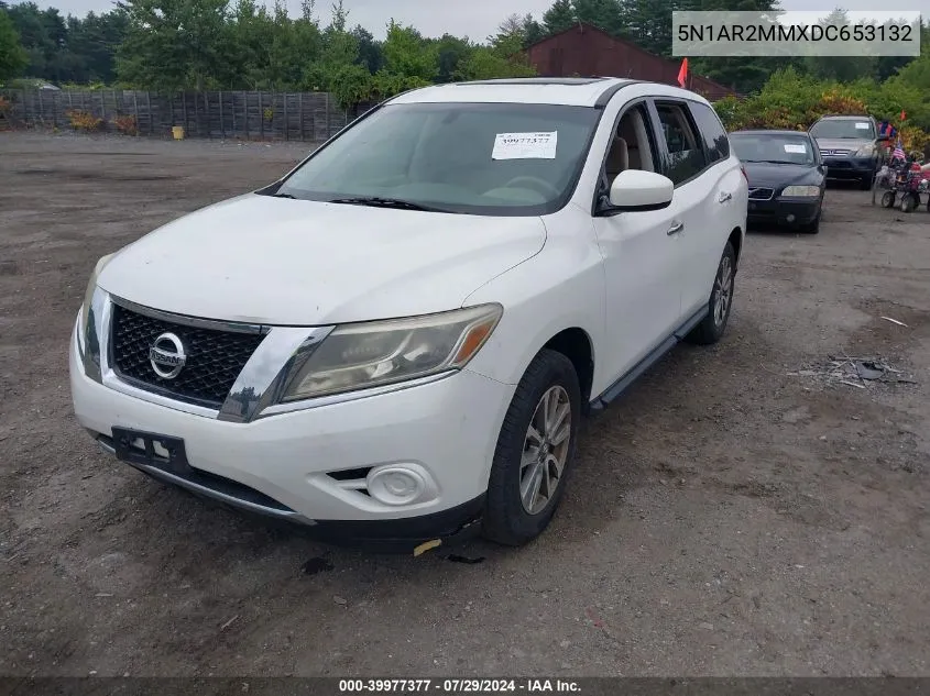 2013 Nissan Pathfinder S VIN: 5N1AR2MMXDC653132 Lot: 39977377