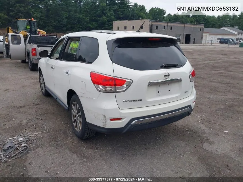 2013 Nissan Pathfinder S VIN: 5N1AR2MMXDC653132 Lot: 39977377