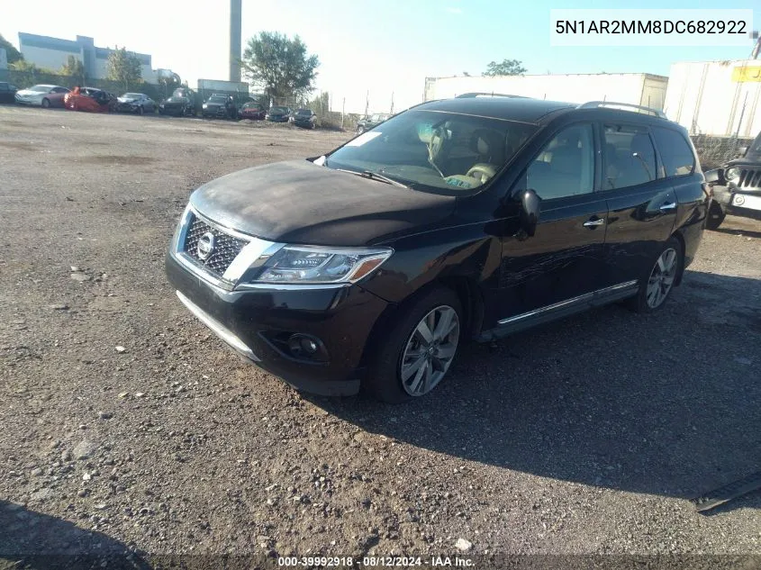 2013 Nissan Pathfinder Platinum VIN: 5N1AR2MM8DC682922 Lot: 39992918