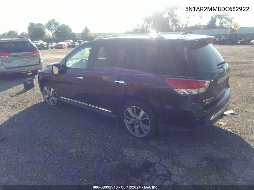 2013 Nissan Pathfinder Platinum VIN: 5N1AR2MM8DC682922 Lot: 39992918