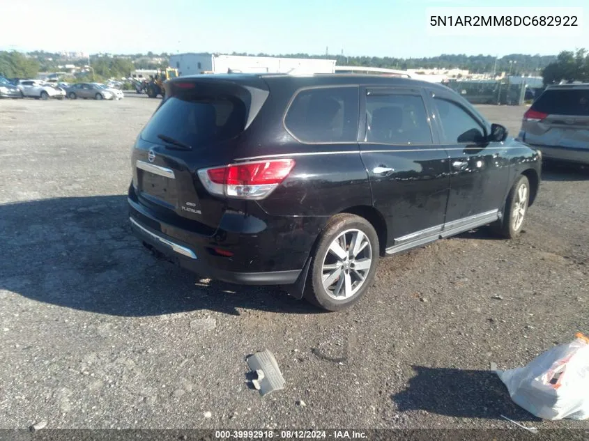 2013 Nissan Pathfinder Platinum VIN: 5N1AR2MM8DC682922 Lot: 39992918