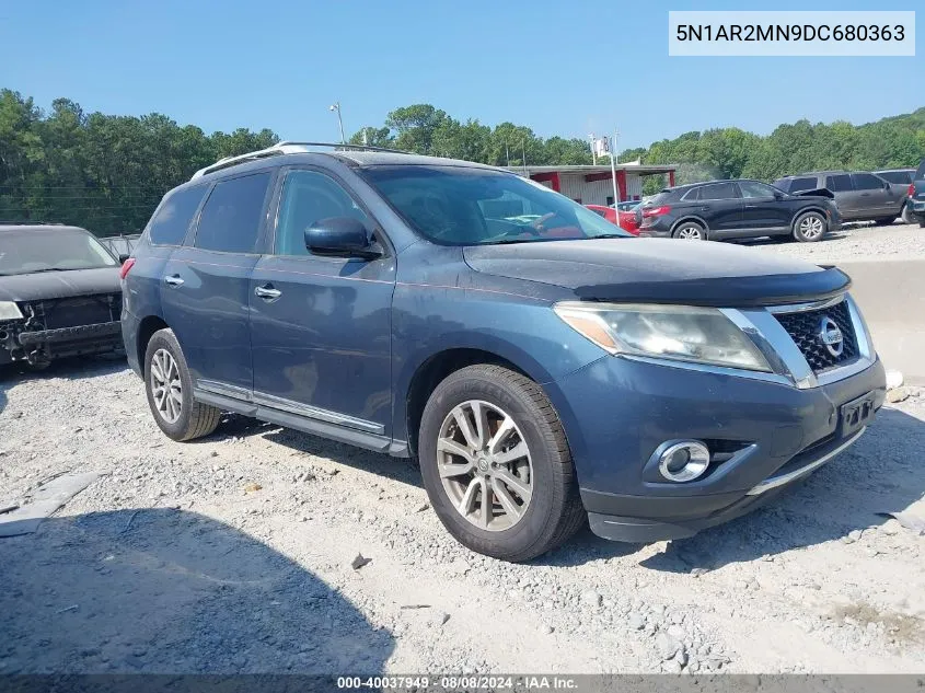 2013 Nissan Pathfinder Sl VIN: 5N1AR2MN9DC680363 Lot: 40037949