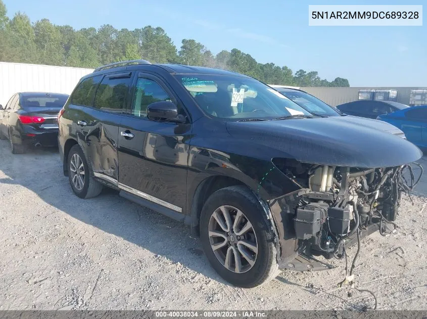 2013 Nissan Pathfinder Sl VIN: 5N1AR2MM9DC689328 Lot: 40038034