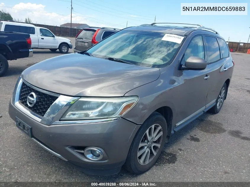 2013 Nissan Pathfinder Sl VIN: 5N1AR2MM8DC659883 Lot: 40039288