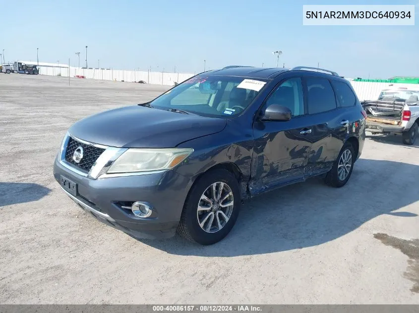 5N1AR2MM3DC640934 2013 Nissan Pathfinder Sl