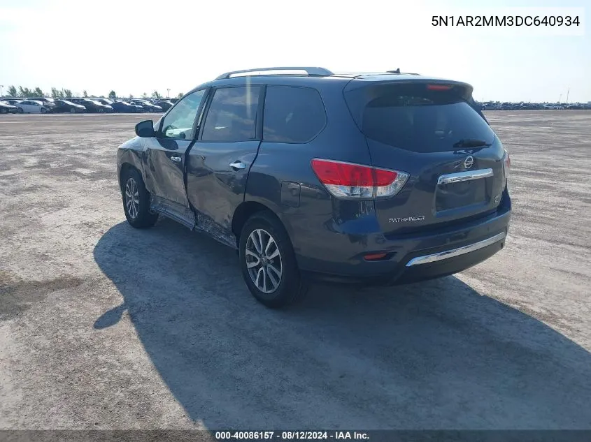 5N1AR2MM3DC640934 2013 Nissan Pathfinder Sl