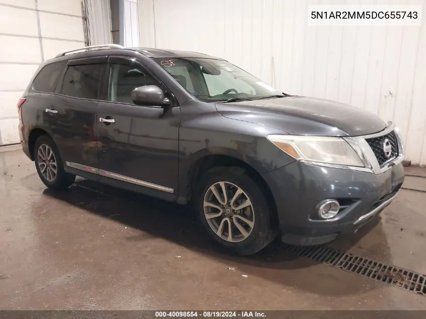 5N1AR2MM5DC655743 2013 Nissan Pathfinder Sl