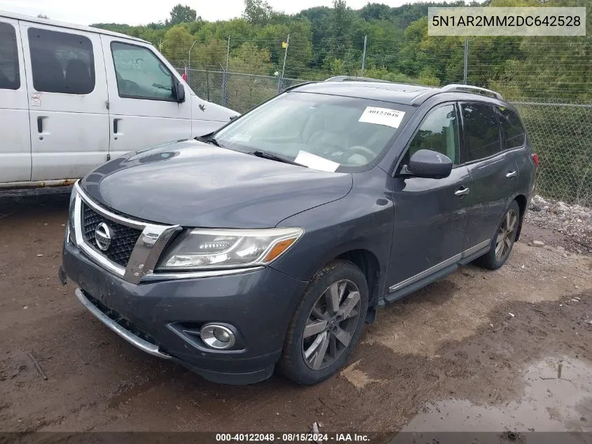 5N1AR2MM2DC642528 2013 Nissan Pathfinder Platinum