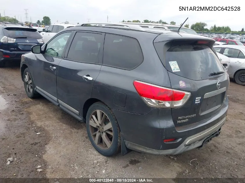 5N1AR2MM2DC642528 2013 Nissan Pathfinder Platinum