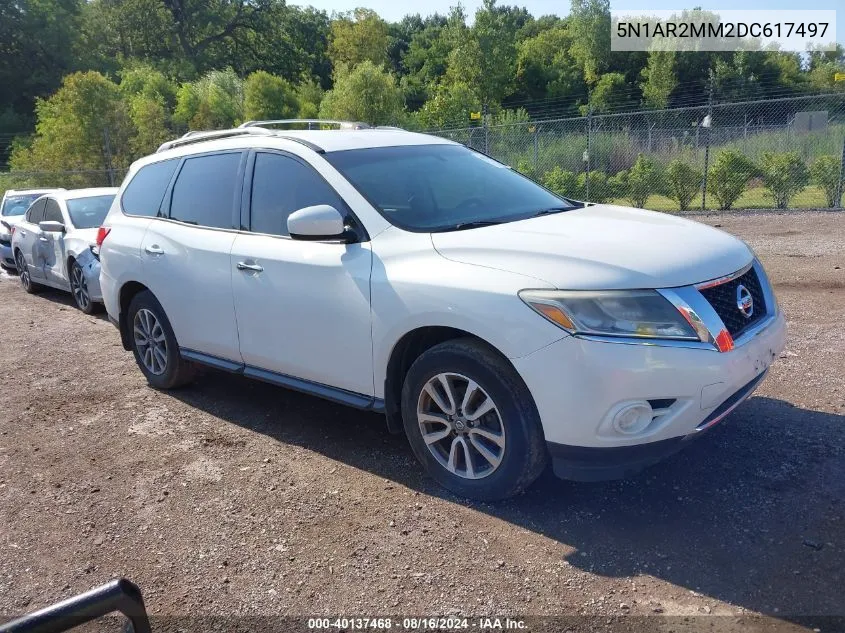 5N1AR2MM2DC617497 2013 Nissan Pathfinder Sv