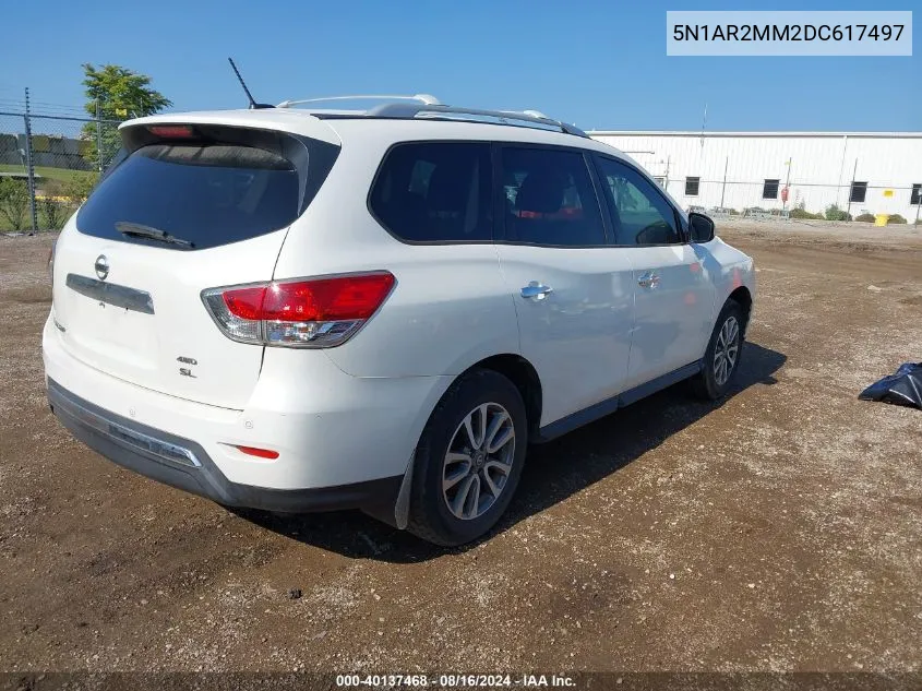 5N1AR2MM2DC617497 2013 Nissan Pathfinder Sv