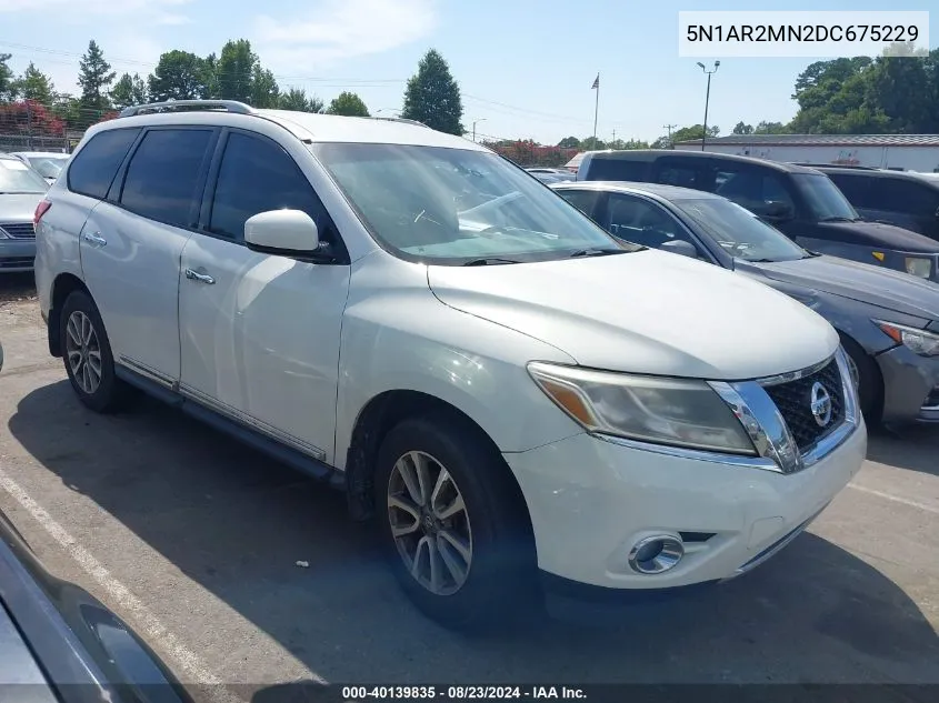 2013 Nissan Pathfinder Sl VIN: 5N1AR2MN2DC675229 Lot: 40139835