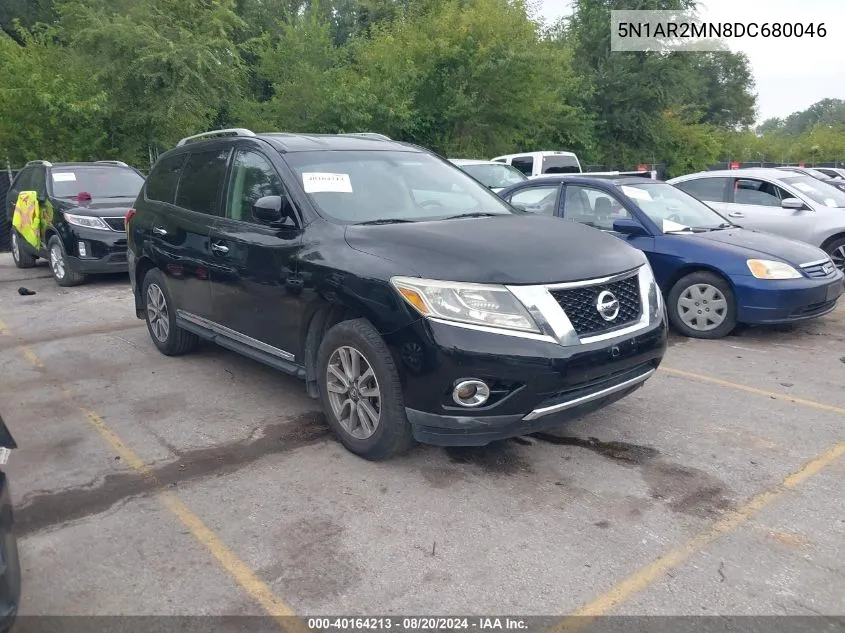 2013 Nissan Pathfinder Sl VIN: 5N1AR2MN8DC680046 Lot: 40164213