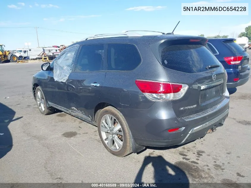 2013 Nissan Pathfinder Platinum/S/Sl/Sv VIN: 5N1AR2MM6DC654228 Lot: 40168589