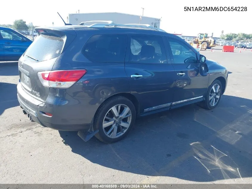 2013 Nissan Pathfinder Platinum/S/Sl/Sv VIN: 5N1AR2MM6DC654228 Lot: 40168589