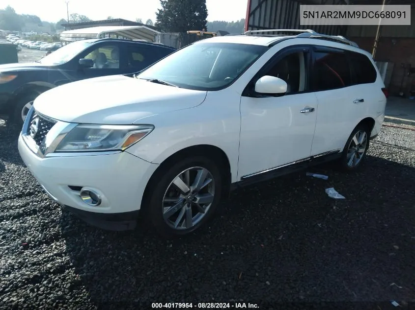 2013 Nissan Pathfinder Platinum VIN: 5N1AR2MM9DC668091 Lot: 40179954