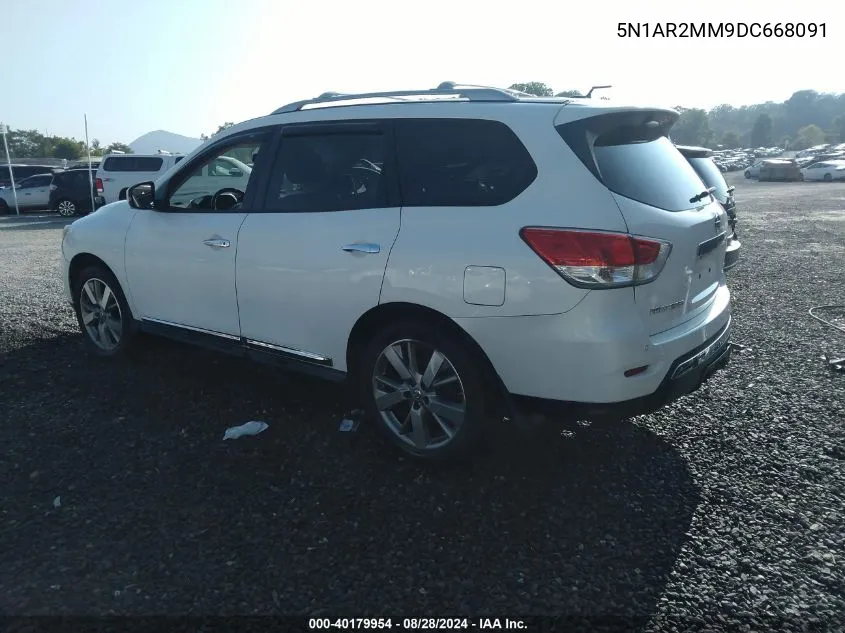 2013 Nissan Pathfinder Platinum VIN: 5N1AR2MM9DC668091 Lot: 40179954