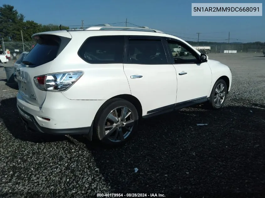 5N1AR2MM9DC668091 2013 Nissan Pathfinder Platinum