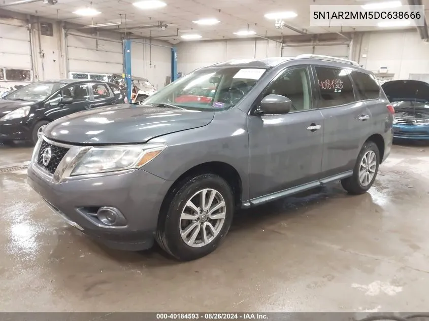 5N1AR2MM5DC638666 2013 Nissan Pathfinder Sv