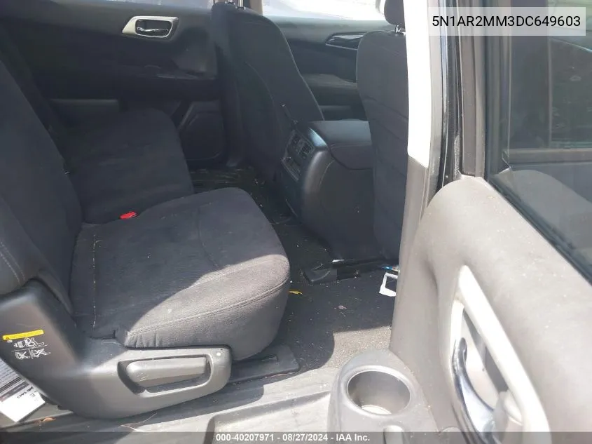 5N1AR2MM3DC649603 2013 Nissan Pathfinder Sv