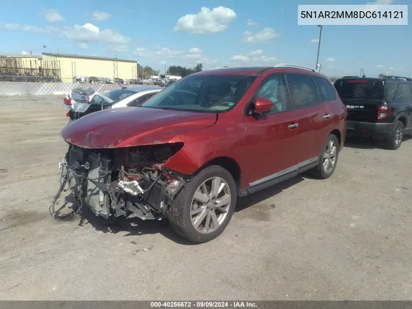 2013 Nissan Pathfinder Platinum VIN: 5N1AR2MM8DC614121 Lot: 40256672