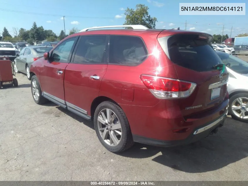 2013 Nissan Pathfinder Platinum VIN: 5N1AR2MM8DC614121 Lot: 40256672