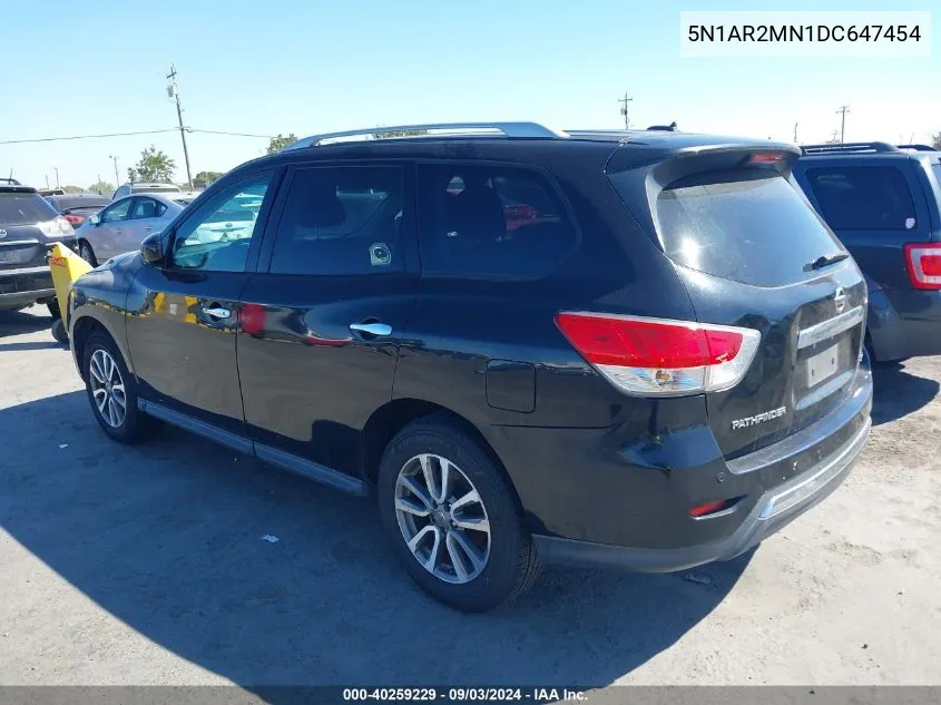 5N1AR2MN1DC647454 2013 Nissan Pathfinder Sv