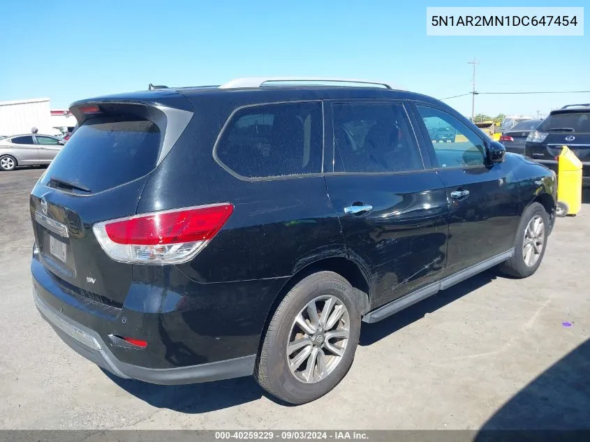 5N1AR2MN1DC647454 2013 Nissan Pathfinder Sv