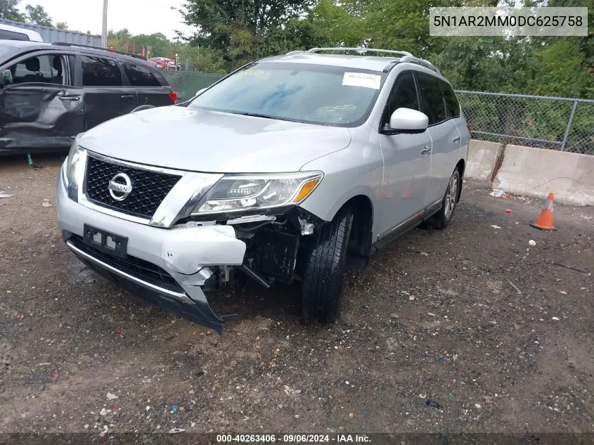 2013 Nissan Pathfinder Sl VIN: 5N1AR2MM0DC625758 Lot: 40263406